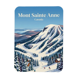 Mont Sainte Anne Kanada Magnet