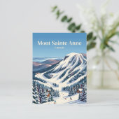 Mont Sainte Anne Kanada Postkarte (Stehend Vorderseite)
