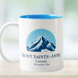 Mont Sainte-Anne Kanada Skigebiet Souvenir Zweifarbige Tasse