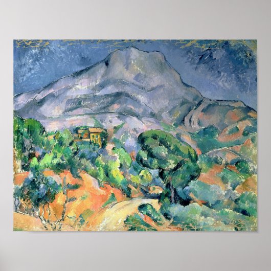 Mont Sainte-Victoire, 1900 Poster (Vorne)