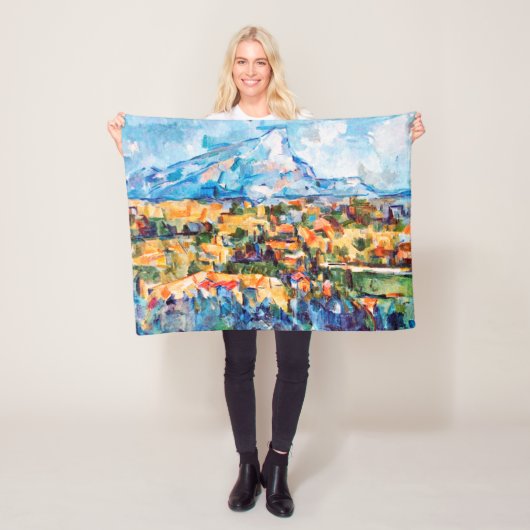 Mont Sainte-Victoire, Paul Cezanne Fleecedecke (Beispiel)