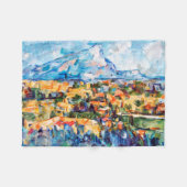 Mont Sainte-Victoire, Paul Cezanne Fleecedecke (Vorderseite (Horizontal))