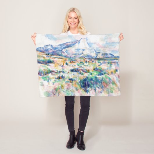 Mont Sainte-Victoire, Paul Cezanne Fleecedecke (Beispiel)