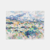 Mont Sainte-Victoire, Paul Cezanne Fleecedecke (Vorderseite (Horizontal))