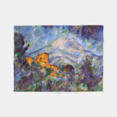 Mont Sainte-Victoire, Paul Cezanne Fleecedecke (Vorderseite (Horizontal))