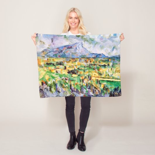 Mont Sainte-Victoire, Paul Cezanne Fleecedecke (Beispiel)