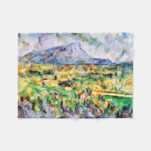 Mont Sainte-Victoire, Paul Cezanne Fleecedecke (Vorderseite (Horizontal))