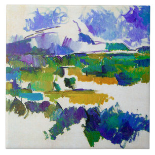 Mont Sainte-Victoire, Paul Cezanne Fliese