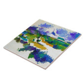 Mont Sainte-Victoire, Paul Cezanne Fliese (Seite)