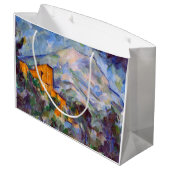 Mont Sainte-Victoire, Paul Cezanne Große Geschenktüte (Rückseite Schrägansicht)