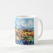 Mont Sainte-Victoire, Paul Cezanne Kaffeetasse (VorderseiteRechts)