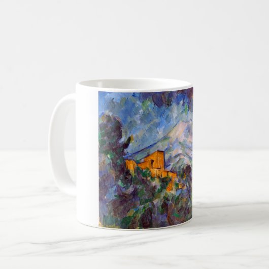 Mont Sainte-Victoire, Paul Cezanne Kaffeetasse (Vorderseite Links)