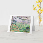 Mont Sainte-Victoire, Paul Cezanne Karte (Gelbe Blume)