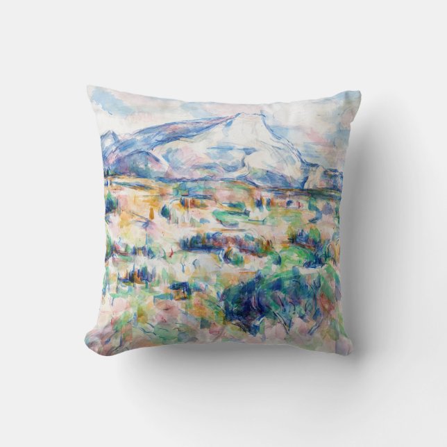 Mont Sainte-Victoire, Paul Cezanne Kissen (Vorderseite)