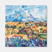 Mont Sainte-Victoire, Paul Cezanne Magnet (Vorne)