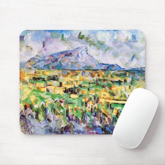 Mont Sainte-Victoire, Paul Cezanne Mousepad (Mit Mouse)