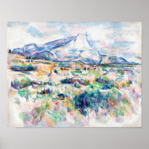 Mont Sainte-Victoire, Paul Cezanne Poster