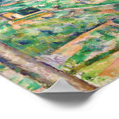 Mont Sainte-Victoire, Paul Cezanne Poster (Ecke)