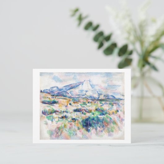 Mont Sainte-Victoire, Paul Cezanne Postkarte (Stehend Vorderseite)