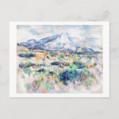 Mont Sainte-Victoire, Paul Cezanne Postkarte (Vorderseite)