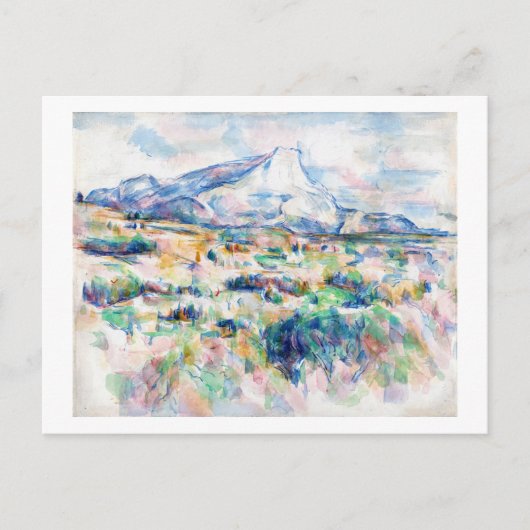 Mont Sainte-Victoire, Paul Cezanne Postkarte (Vorderseite)