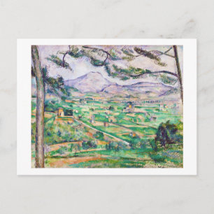 Mont Sainte-Victoire, Paul Cezanne Postkarte