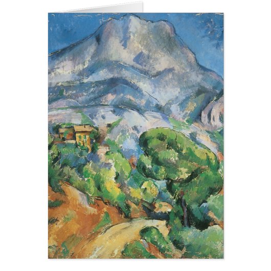 Mont Sainte Victoire über Tholonet, Paul Cezanne (Vorne)