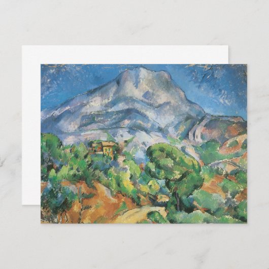 Mont Sainte Victoire über Tholonet, Paul Cezanne (Vorne/Hinten)