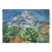 Mont Sainte Victoire über Tholonet, Paul Cezanne (Vorderseite (Horizontal))