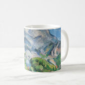 Mont Sainte Victoire über Tholonet, Paul Cezanne Kaffeetasse (VorderseiteRechts)