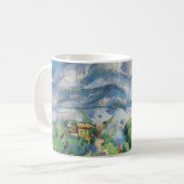 Mont Sainte Victoire über Tholonet, Paul Cezanne Kaffeetasse (Vorderseite Links)