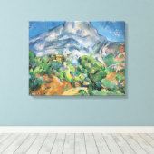 Mont Sainte Victoire über Tholonet, Paul Cezanne Leinwanddruck (Insitu (Holzboden))