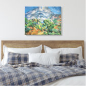 Mont Sainte Victoire über Tholonet, Paul Cezanne Leinwanddruck (Insitu (Schlafzimmer))