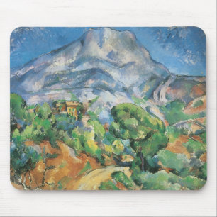 Mont Sainte Victoire über Tholonet, Paul Cezanne Mousepad