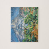 Mont Sainte Victoire über Tholonet, Paul Cezanne Puzzle (Vertikal)