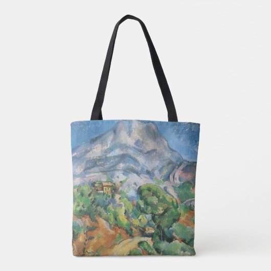 Mont Sainte Victoire über Tholonet, Paul Cezanne Tasche (Rückseite)
