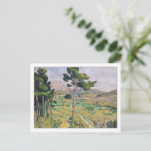 Mont Sainte-Victoire von Cezanne Postkarte (Stehend Vorderseite)