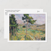 Mont Sainte-Victoire von Cezanne Postkarte (Vorne/Hinten)