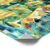 Mont Sainte-Victoire von Paul Cézanne (beste Quali Poster (Ecke)