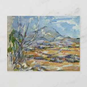 Mont Sainte-Victoire von Paul Cézanne (beste Quali Postkarte