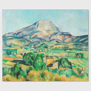 Mont Sainte-Victoire von Paul Cezanne Geschenkpapier