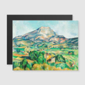 Mont Sainte-Victoire von Paul Cezanne Magnetkarte (Vorne/Hinten)