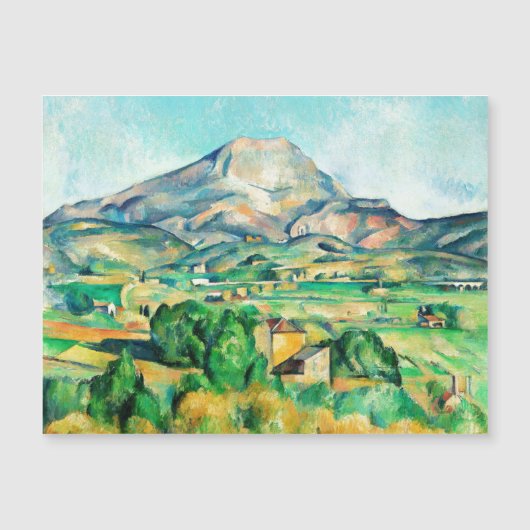 Mont Sainte-Victoire von Paul Cezanne Magnetkarte (Vorderseite)