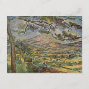 Mont Sainte-Victoire von Paul Cézanne Postkarte