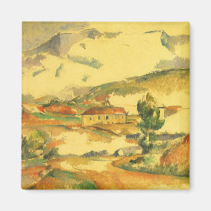 Mont Sainte Victoire von Paul Cezanne, Vintag Art Magnet