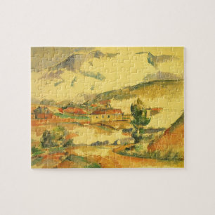 Mont Sainte Victoire von Paul Cezanne, Vintage Art Puzzle