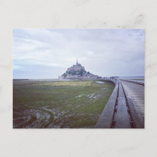 Mont St Micheal Postkarte (Vorderseite)