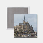 Mont St. Michel, Frankreich Magnet (Vorderseite/Rückseite)
