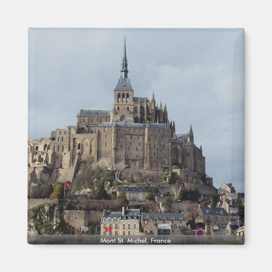 Mont St. Michel, Frankreich Magnet (Vorne)