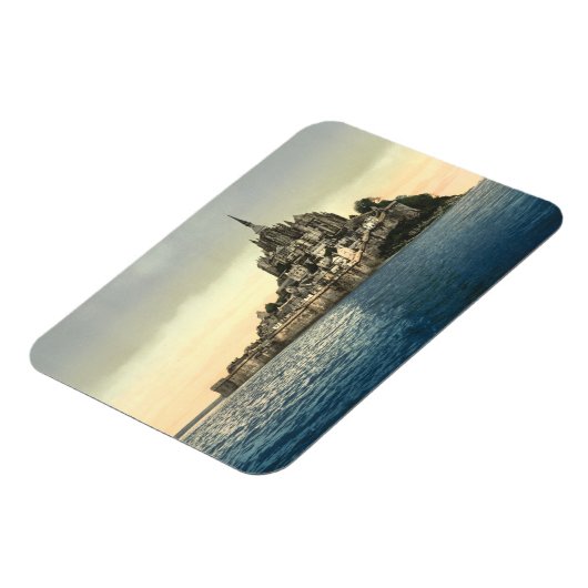 Mont St Michel II, Normandie, Frankreich Magnet (Linke Seite)